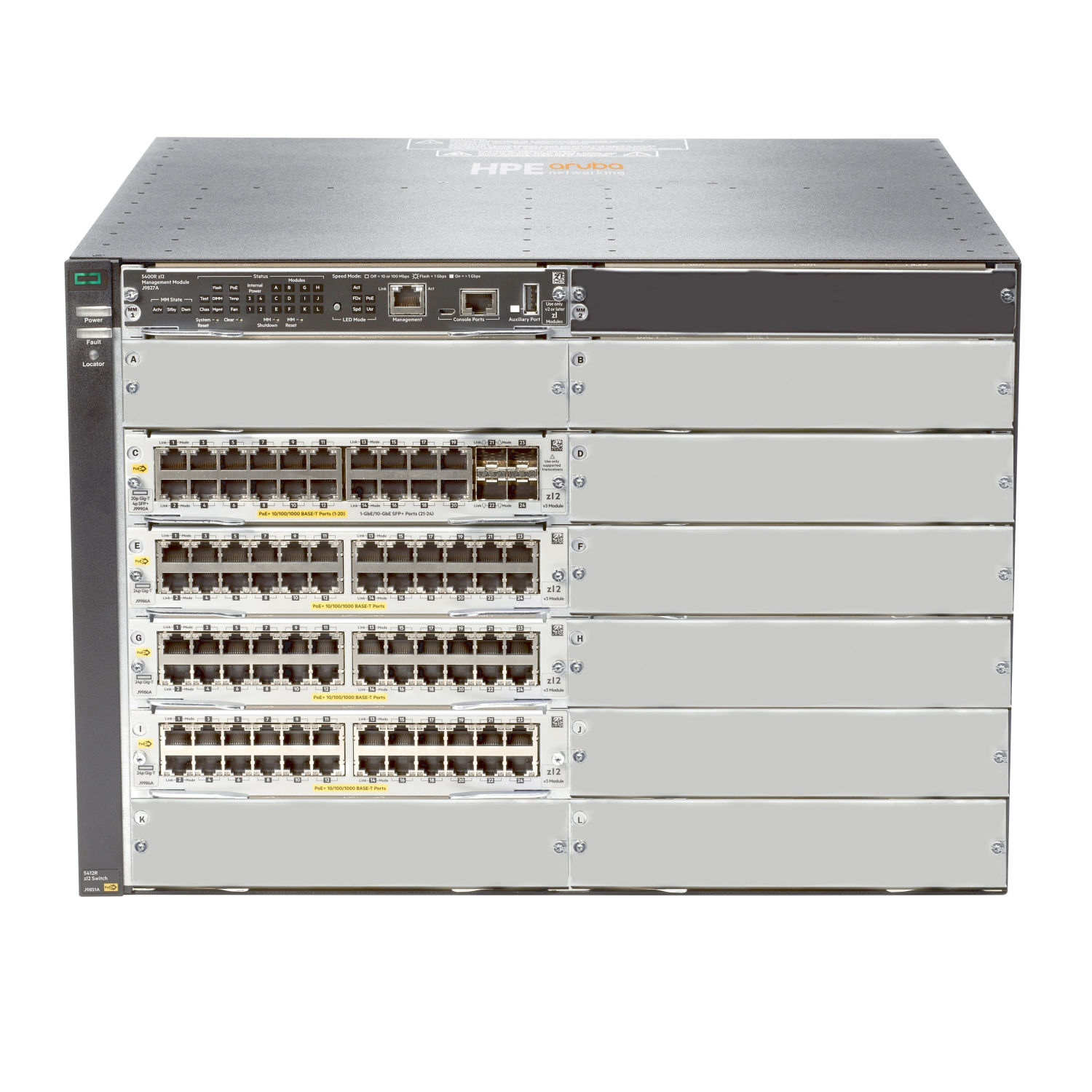 HP 5412R Network Switches - 4096MB