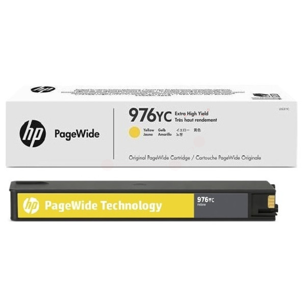 HP L0S31YC/976YC Ink cartridge yellow extra High-Capacity Contract, 16K pages ISO/IEC 19798 for HP PageWide P 55250/Pro 577