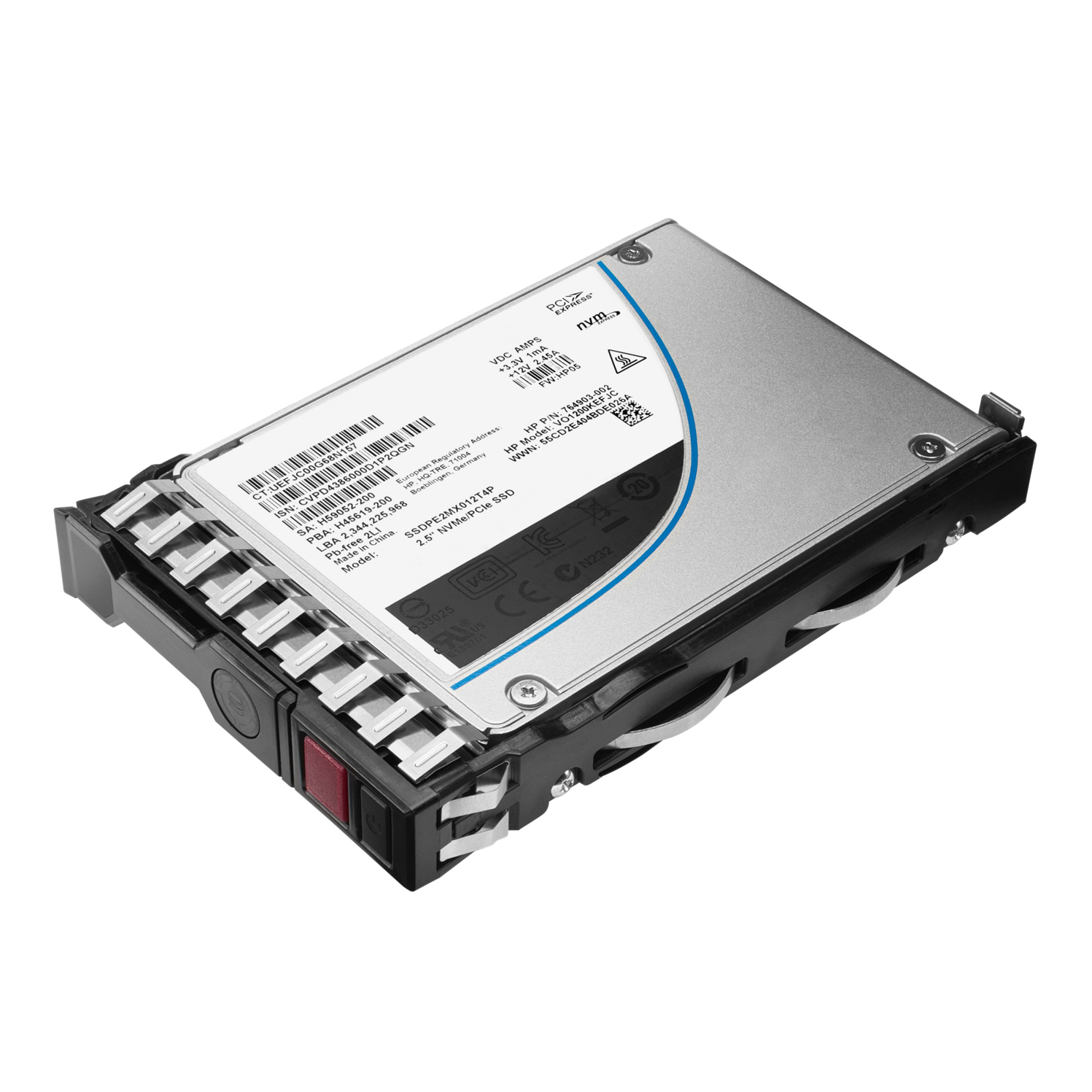 HP E 6.4TB NVME GEN4 2.5INCH HIGH PERFORMANCE MU SCN U.3 CM6 SSD