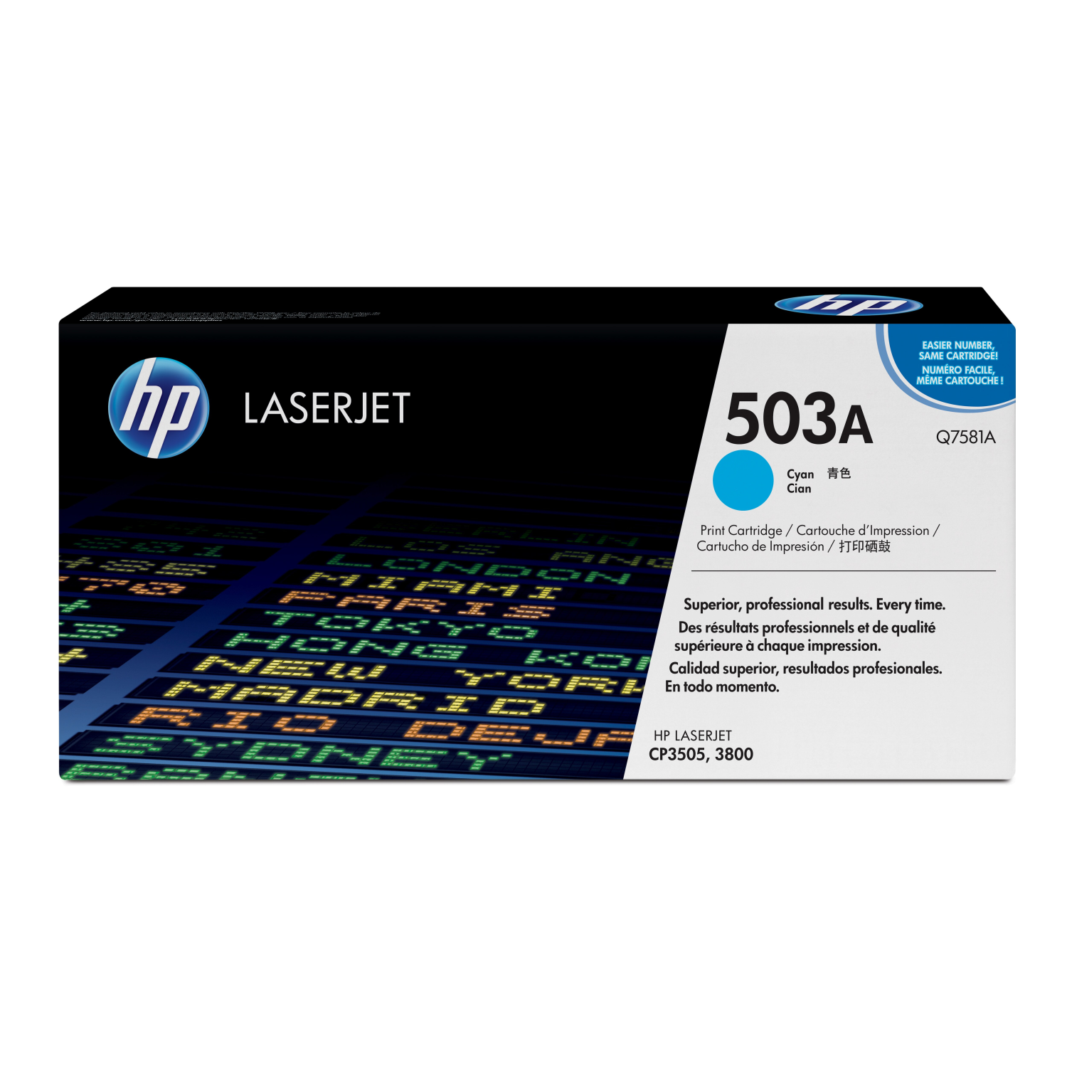 HP Q7581A Toner Cartridges