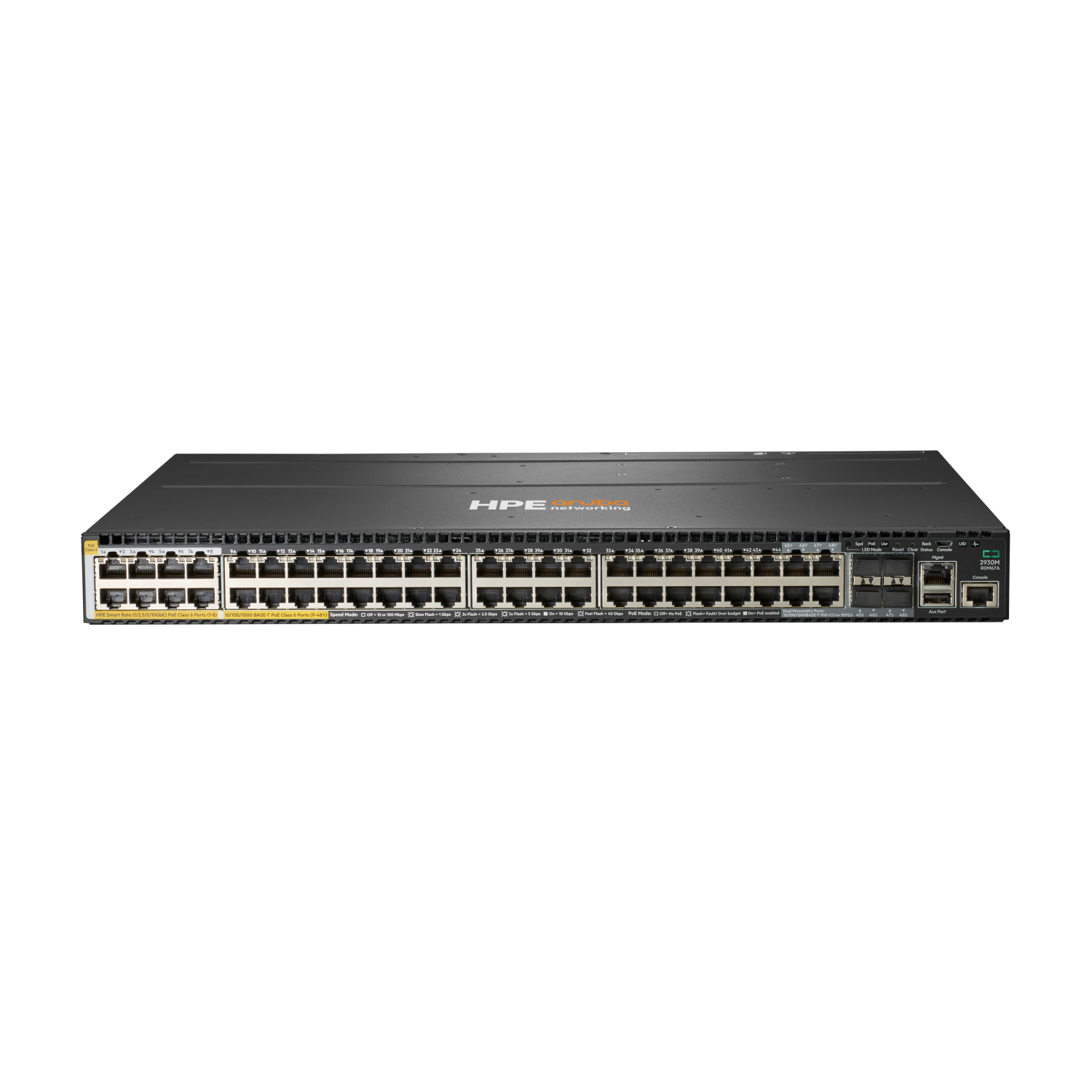 HP E ARUBA 2930M 40*1G RJ-45 8*SR 1-SLOT POE 1440W L3 SWITCH