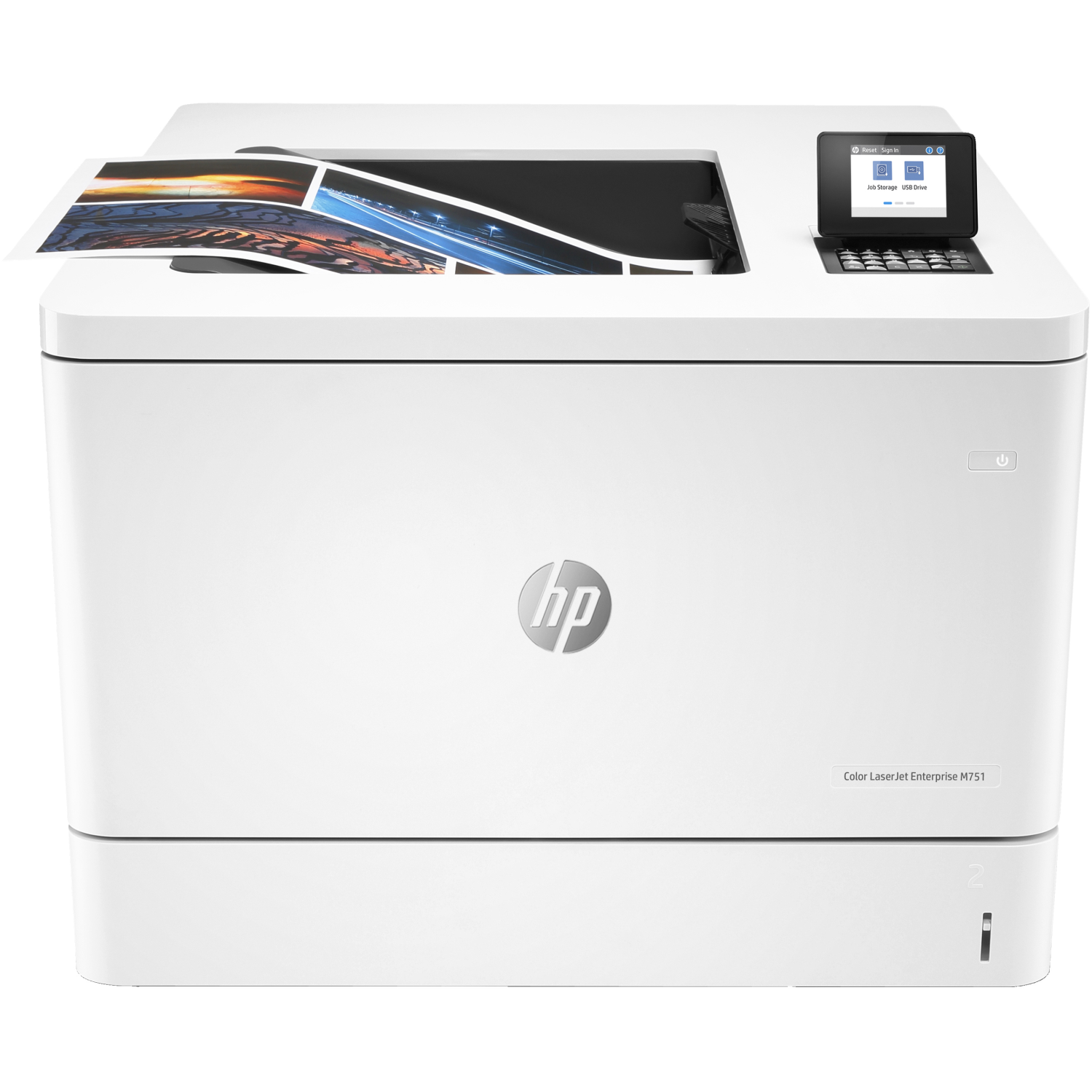 HP M751dn Laser Printers - 2.7 Inches - 1536MB - White