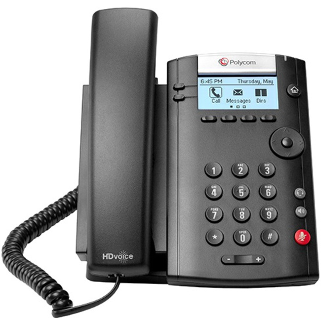HP Poly VVX201 2-line Business Desk Phone Without Power supply