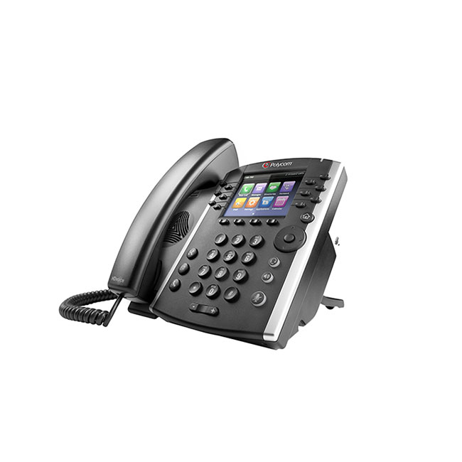POLY 411 IP phone Black 12 lines TFT