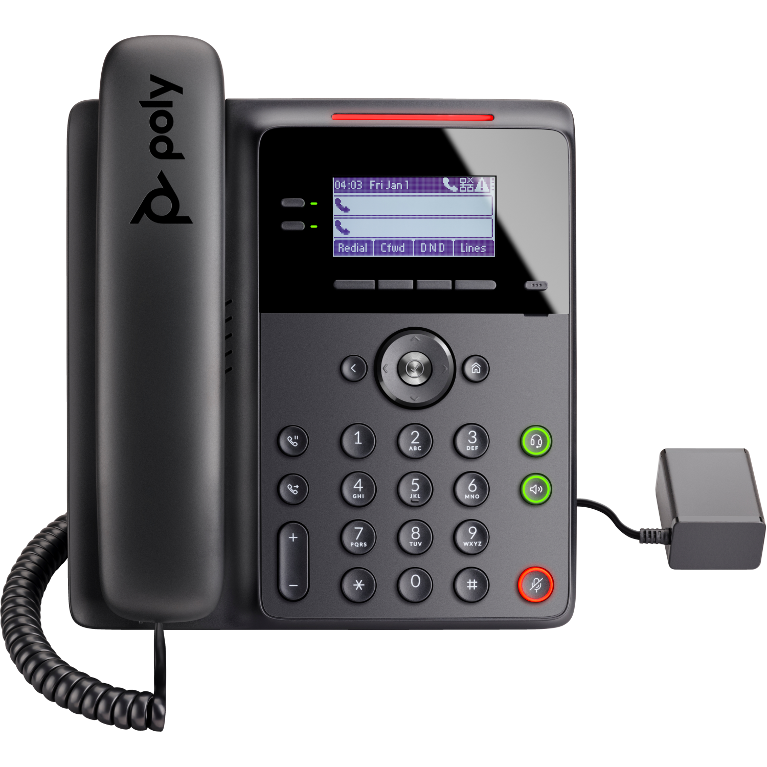 Poly Edge B20 IP Phone and PoE-enabled