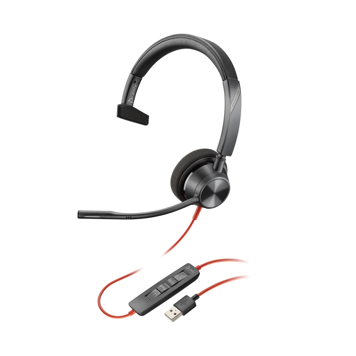POLY Blackwire 5210 Monaural USB-A Headset