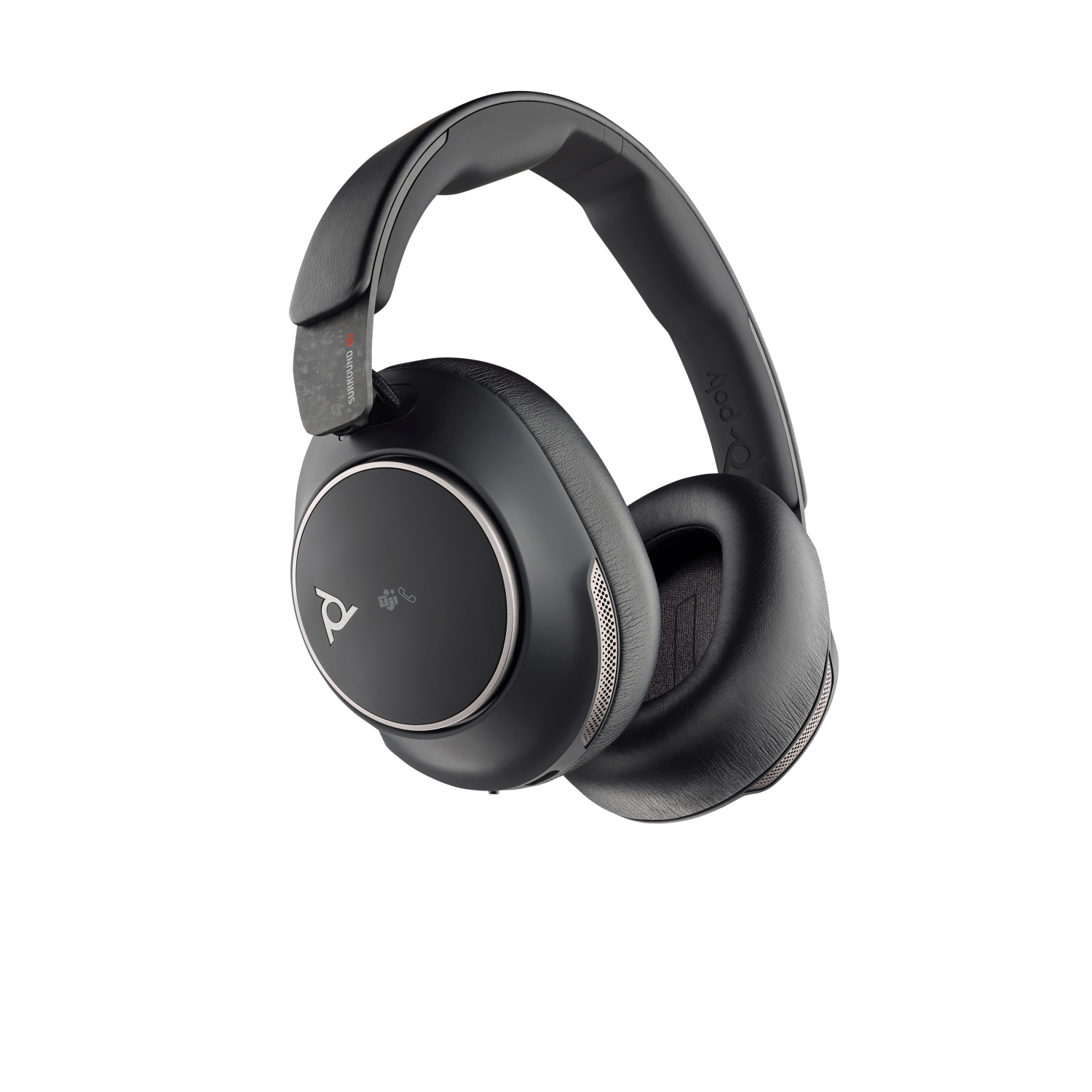POLY Voyager Surround 80 UC Microsoft Teams Certified USB-C Headset +USB-C/A Adapter