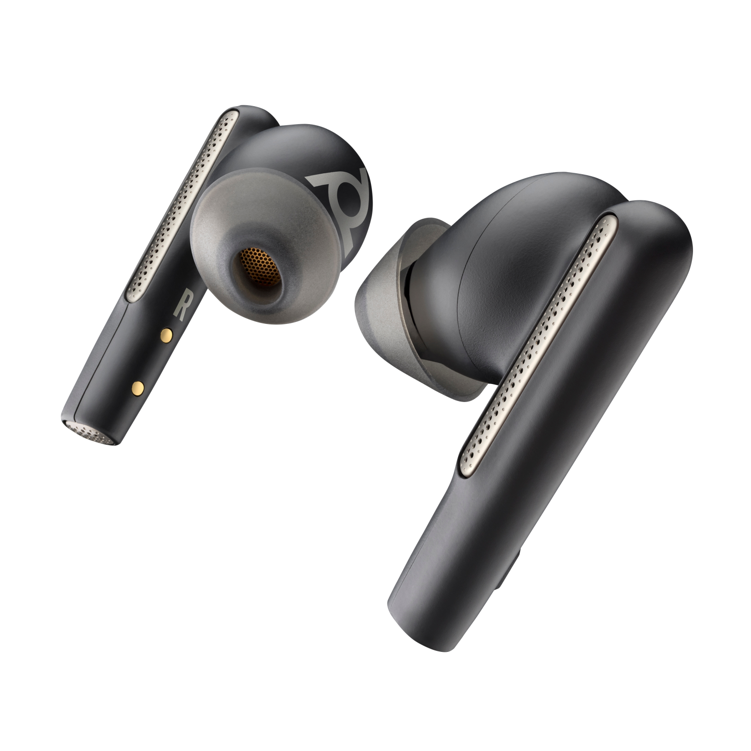 POLY Voyager Free 60/60+ Microsoft Teams Certified Black Earbuds (2 Pieces)