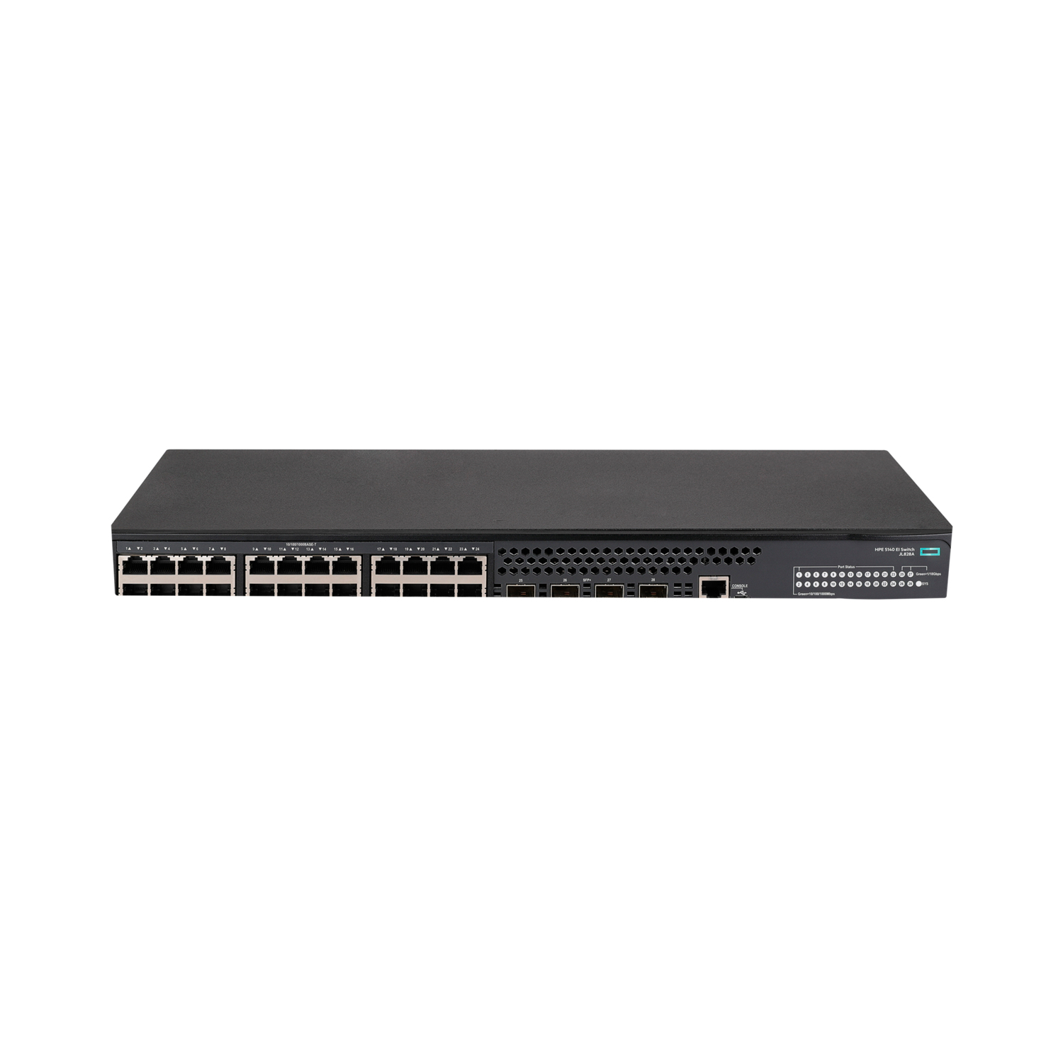 Hewlett Packard Enterprise FlexNetwork 5140 24G 4SFP+ EI Managed L3 Gigabit Ethernet (10/100/1000) 1U