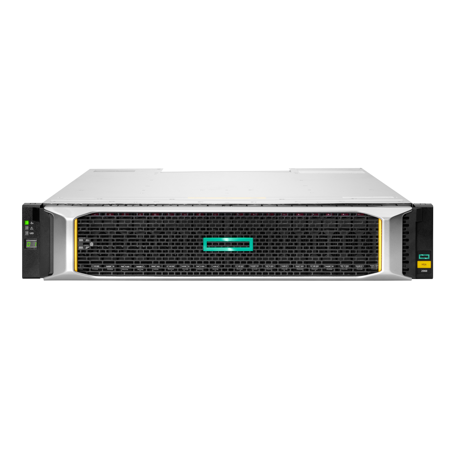 HPE MSA 2060 disk array Rack (2U) Silver, Black