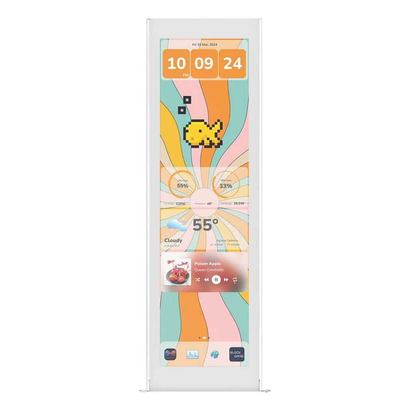 HYTE Y70 TOUCH INFINITE DISPLAY SNOW WHT
