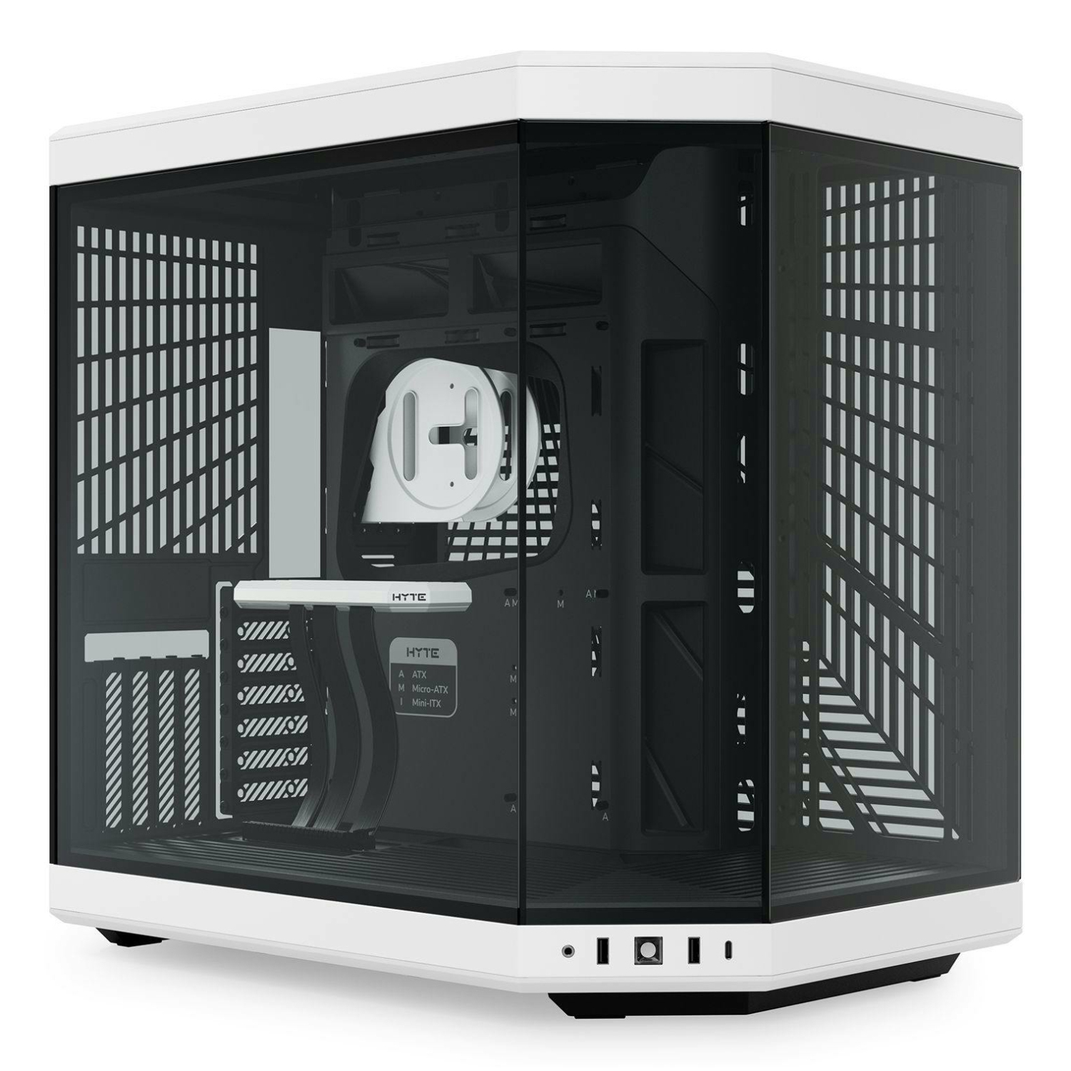 HYTE Y70 Midi Tower Black, White