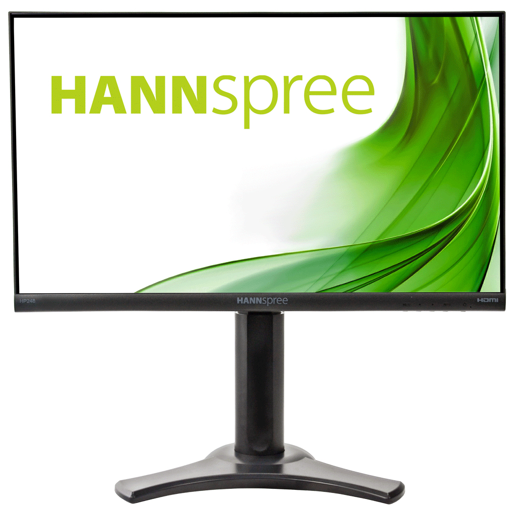 Hannspree HP248PJB Computer Monitors - 23.8 Inches - Black