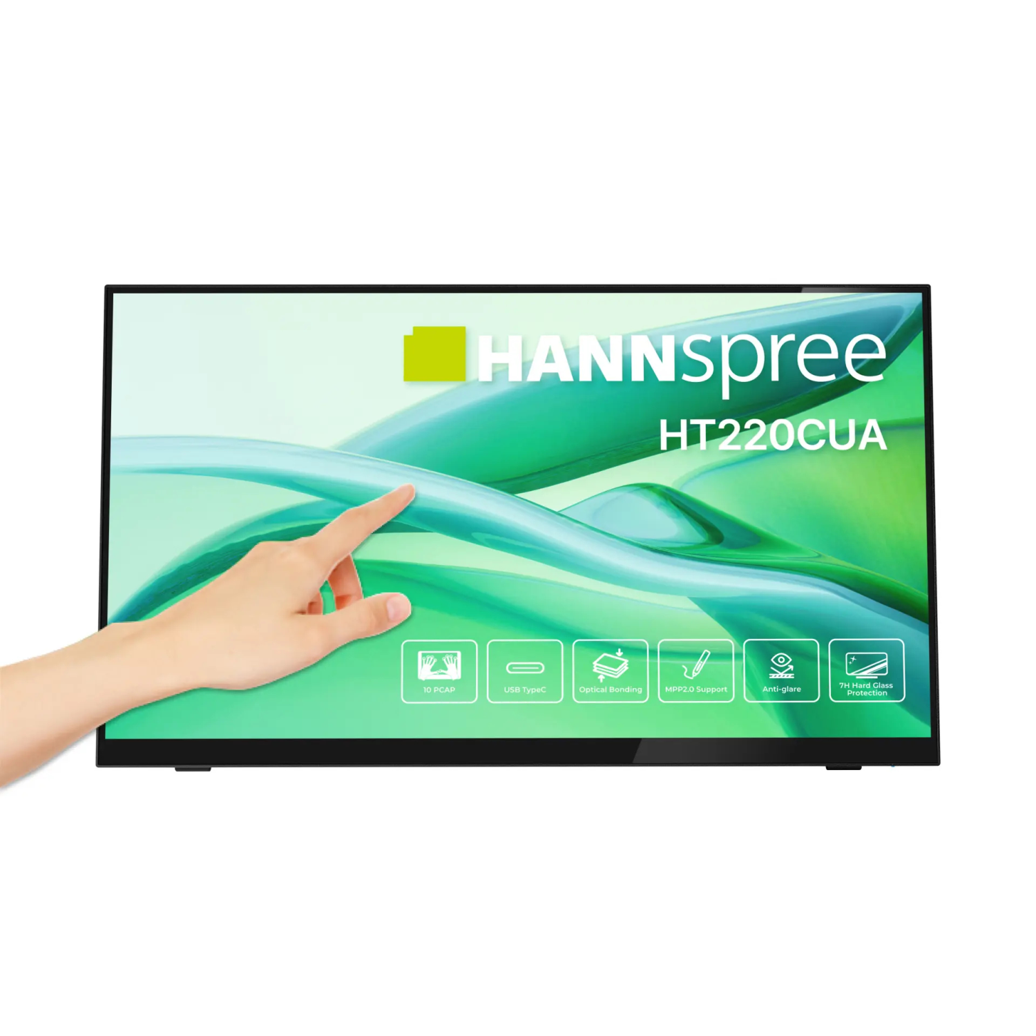 Hannspree HT220CUA Computer Monitors - 21.45 Inches - Black