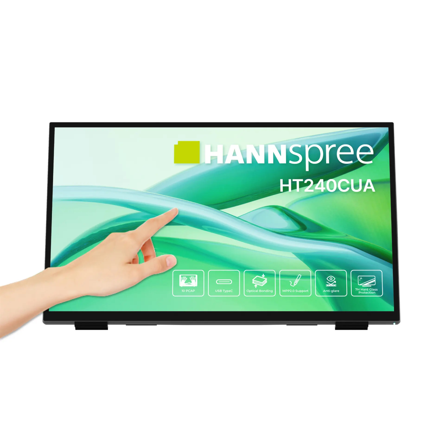 Hannspree HT240CUA Computer Monitors - 23.8 Inches - Black