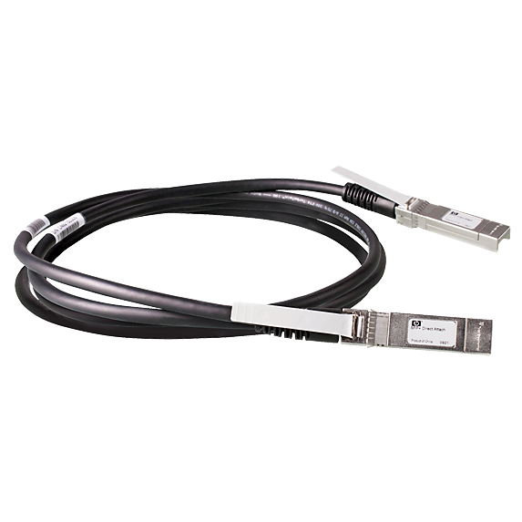 Hewlett Packard Enterprise X242 Fibre Optic Cables - Black