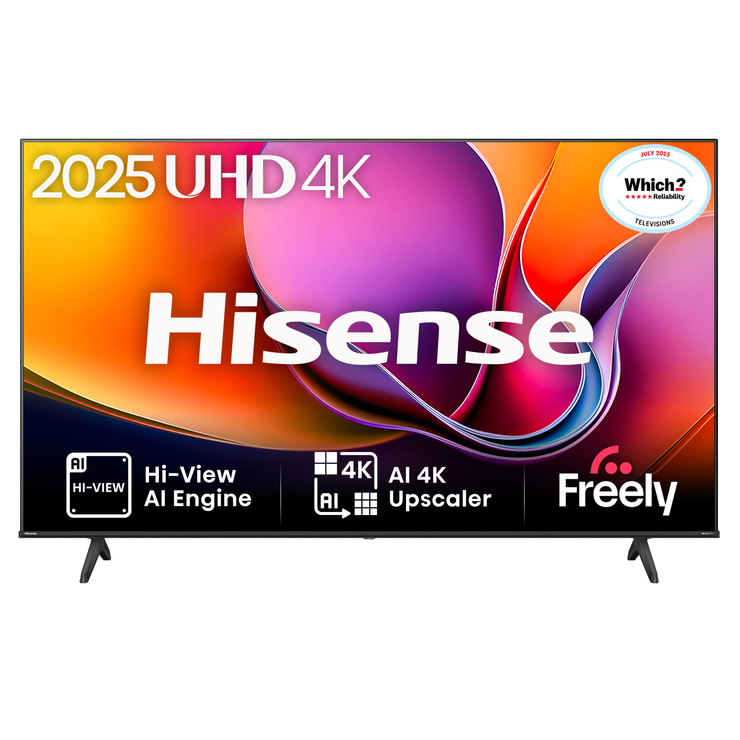 Hisense A5QTUK TVs - 43 Inches - Black