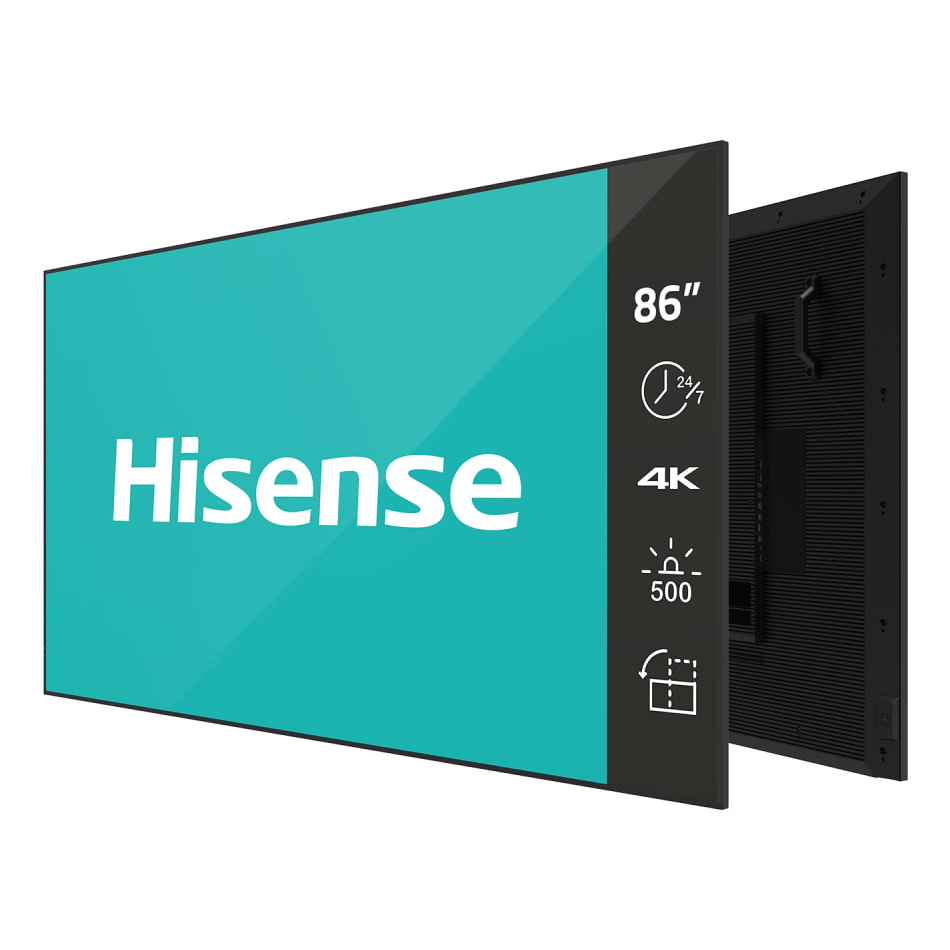 Hisense D Series 86" 4K Android 11.0 Commercial/Digital Signage Display