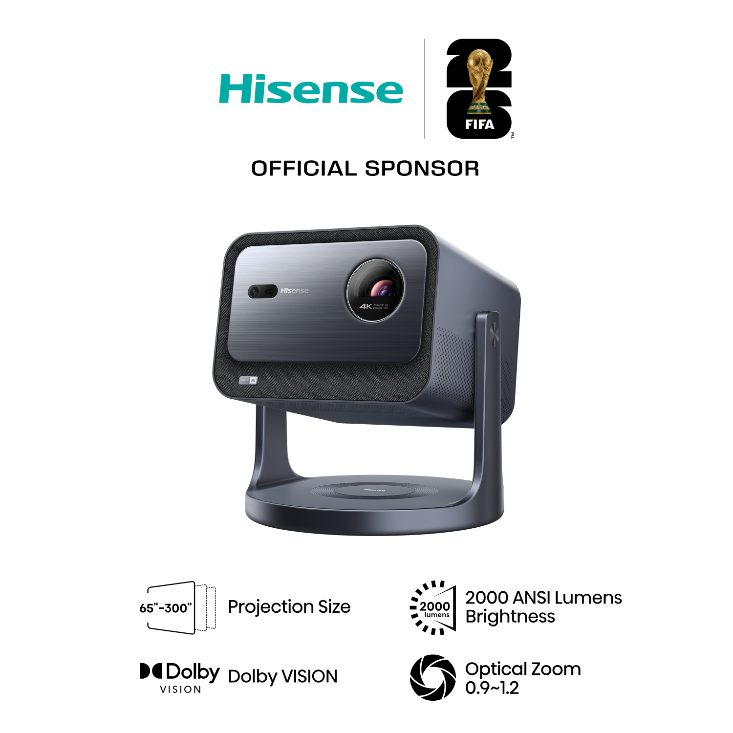 Hisense C2TUK Data Projectors - Grey