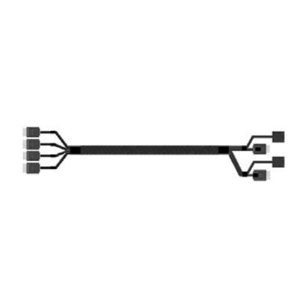 Intel A2U4PSWCXCXK2 Serial Attached SCSI (SAS) Cables - Black