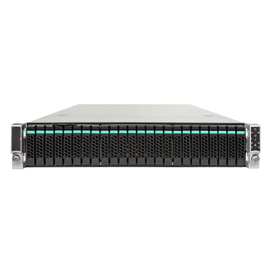 Intel 2U RACK SOCKET R SERVER 2*HEATSINK 2*PSU WITH CTRL 25*SFF