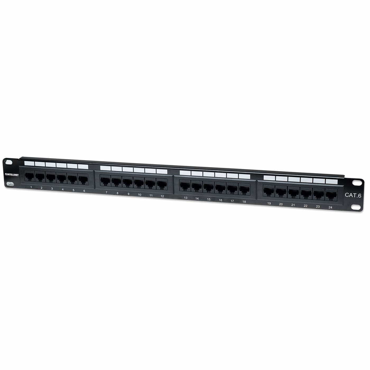 Intellinet Cat6 Patch Panels - Black