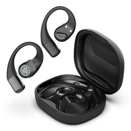 JLab Open Sport Headset True Wireless Stereo (TWS) Ear-hook Calls/Music/Sport/Everyday Bluetooth Black