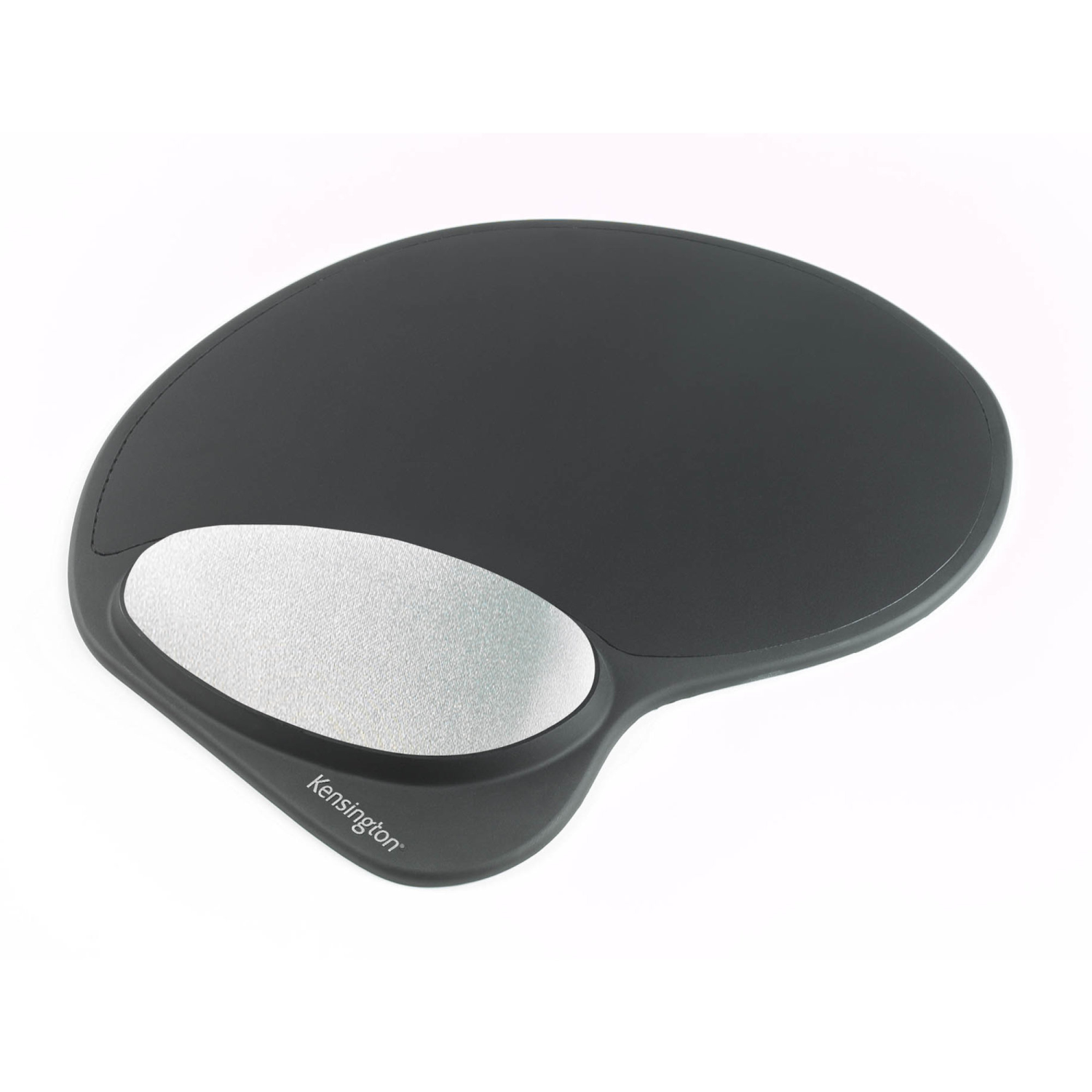 Kensington Memory Gel Mouse Pad with Integral Wrist Support - Black/Grey