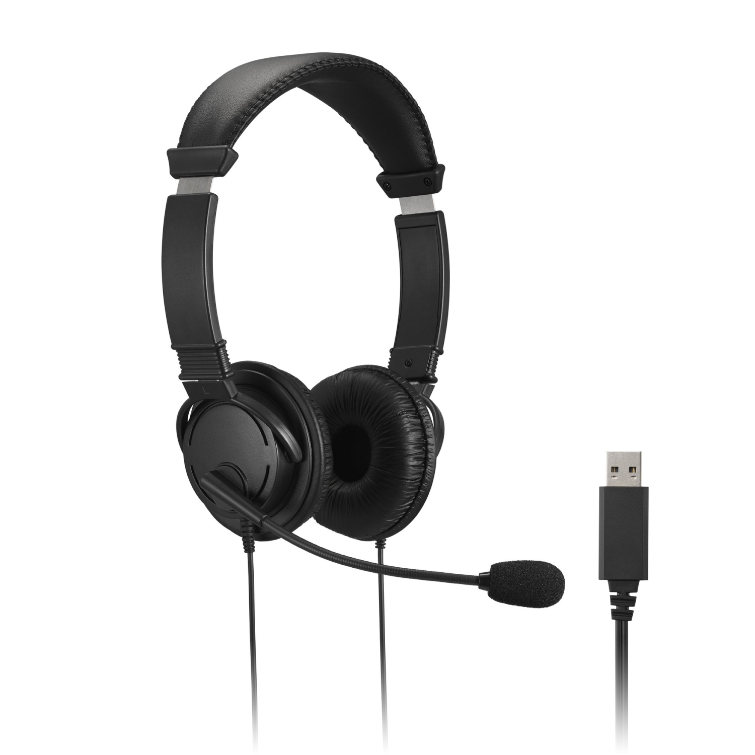 Kensington HiFi USB Headphones with Mic and Volume Control Buttons