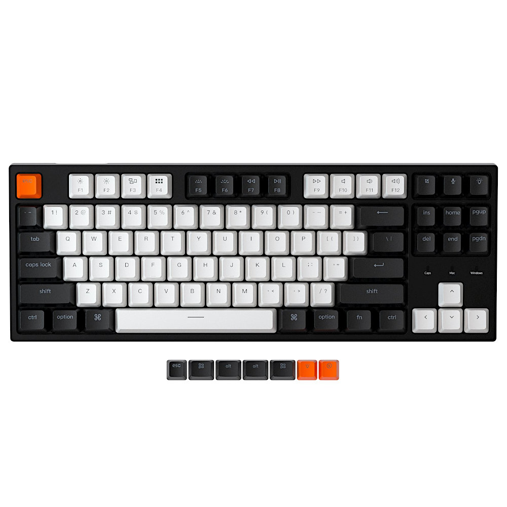 Keychron USA C1 Double-Shot Backlit Hot-Swap Tactile Keyboard