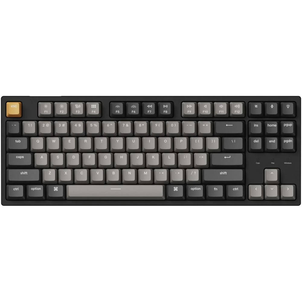 Keychron USA C1 Pro QMK Double-Shot RGB Hot-Swap Tactile Mac/PC Keyboard