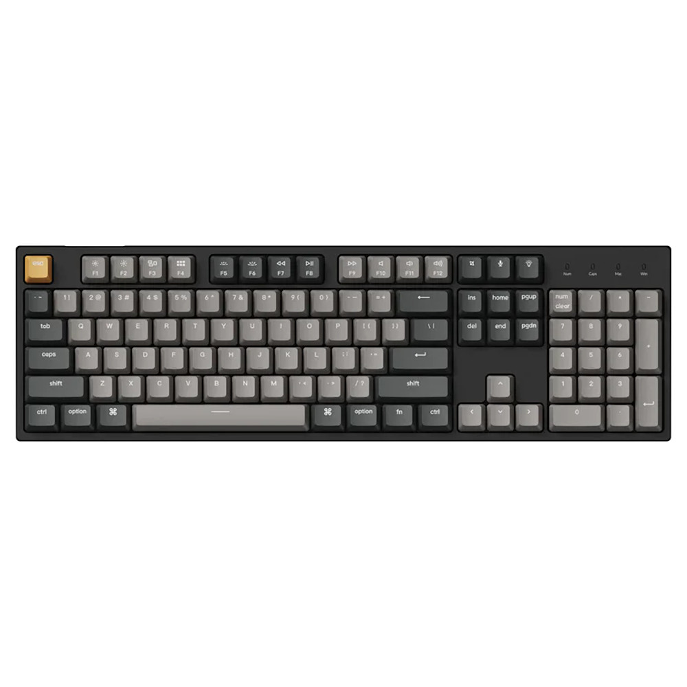 Keychron USA C2 Pro QMK Double-Shot Backlit Tactile Mac/PC Keyboard