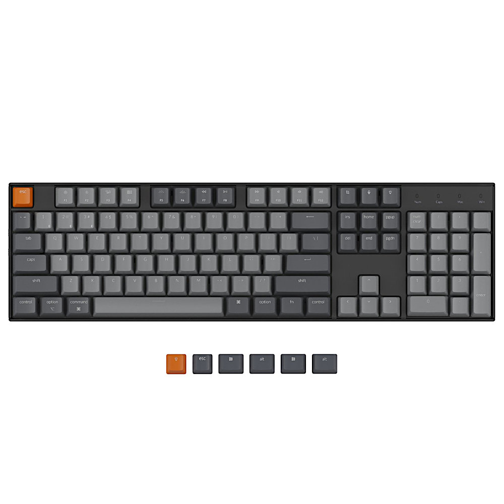 Keychron USA K10 Bluetooth Backlit Tactile Mac/PC Keyboard