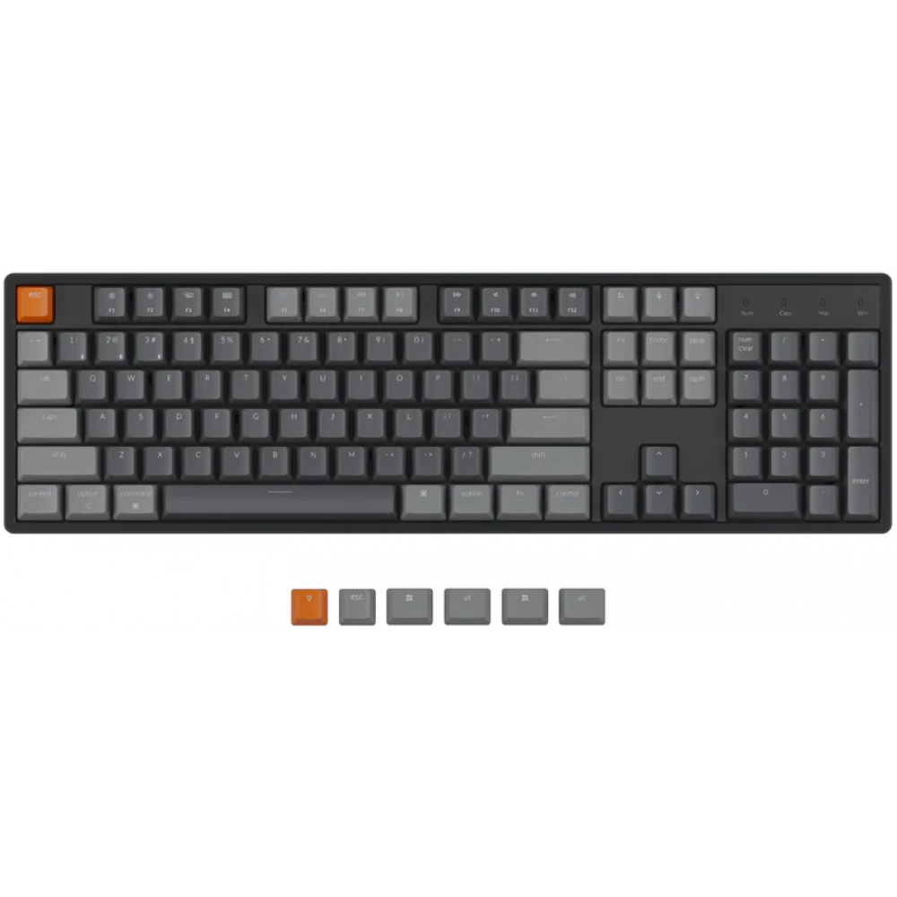 Keychron USA K10 Bluetooth RGB Backlit Hot-Swap Tactile Aluminium Mac/PC Keyboard
