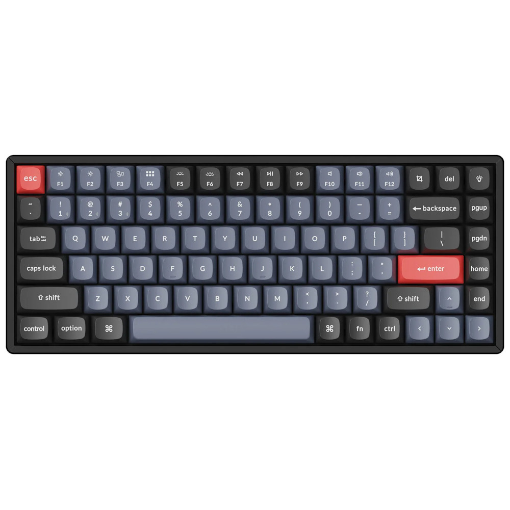 Keychron USA K2 Pro QMK Bluetooth RGB Hot-Swap Click Aluminium Mac/PC Keyboard