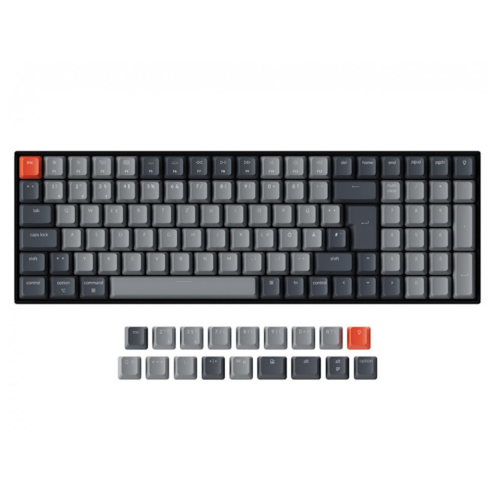 Keychron German K4 Bluetooth Backlit Linear Mac/PC Keyboard