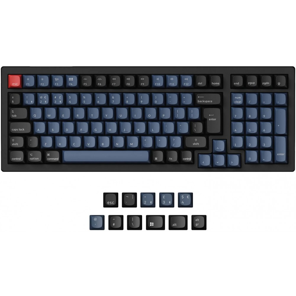 Keychron UK K4 Pro Bluetooth QMK/VIA RGB Assembled Tactile Mac/PC Custom Keyboard
