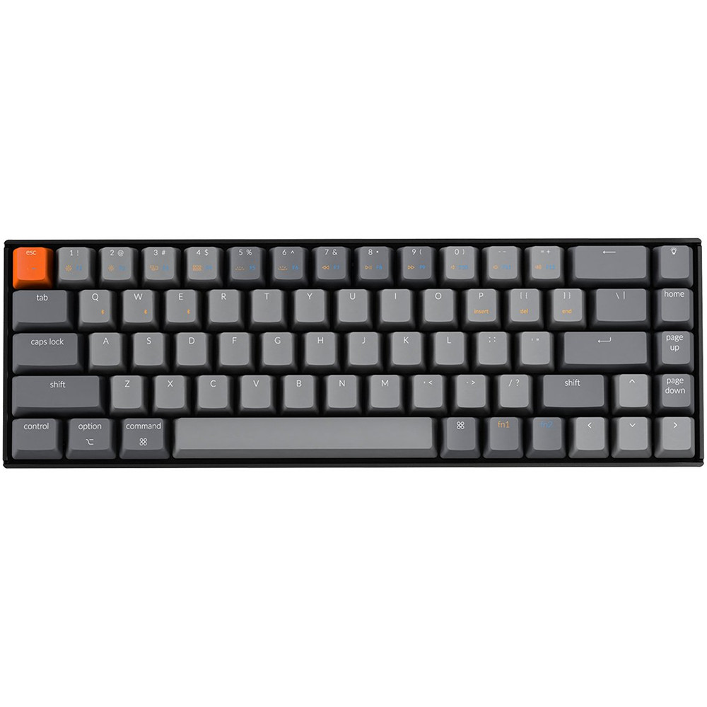 Keychron USA K6 Bluetooth RGB Backlit Hot-Swap Tactile Mac/PC 65% Keyboard