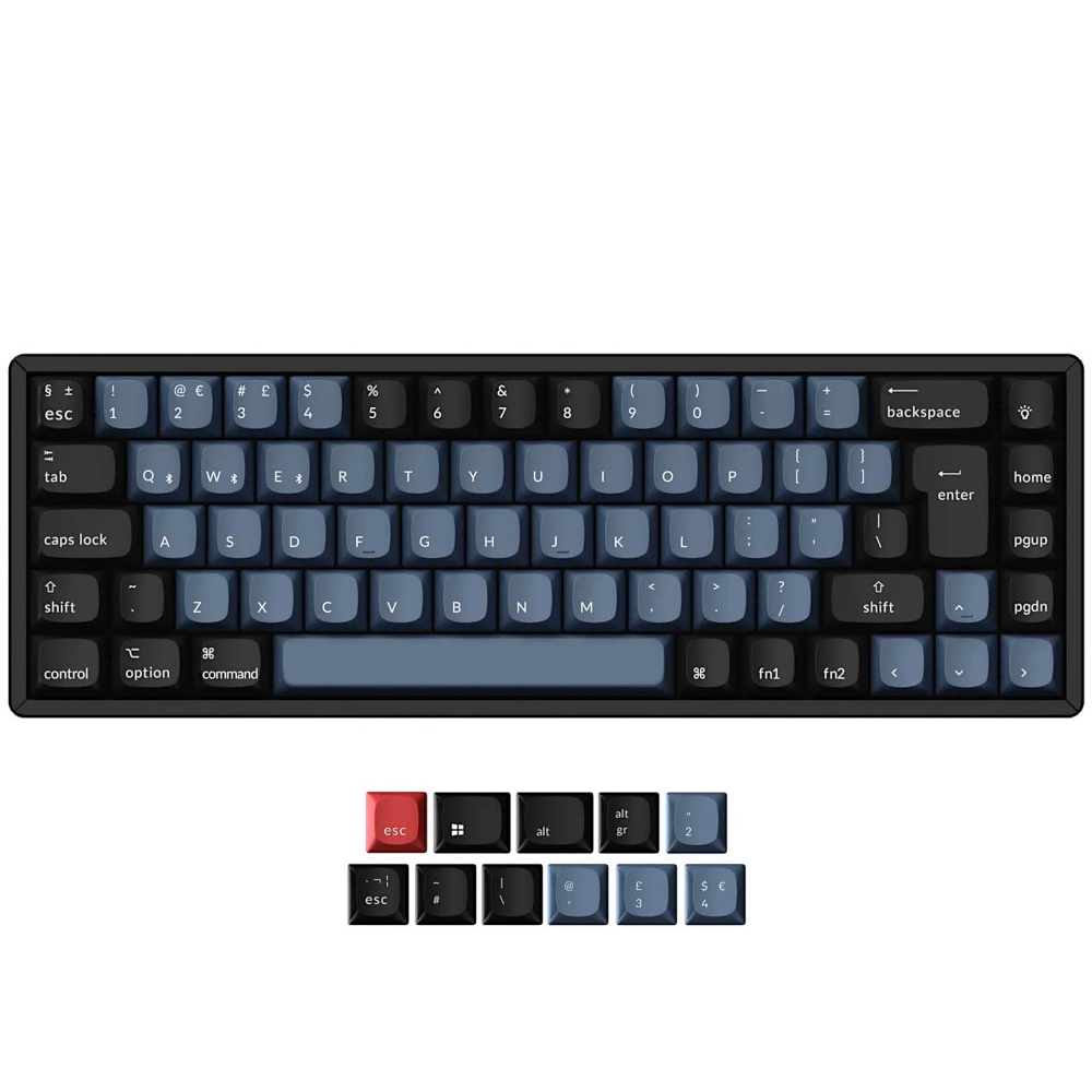 Keychron UK K6 Pro 65% QMK Bluetooth RGB Hot-Swap Linear Aluminium Mac/PC Keyboard