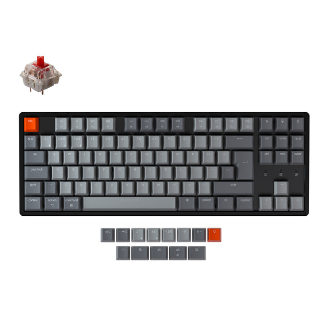 Keychron UK K8 Bluetooth RGB Backlit Linear Aluminium Mac/PC Keyboard