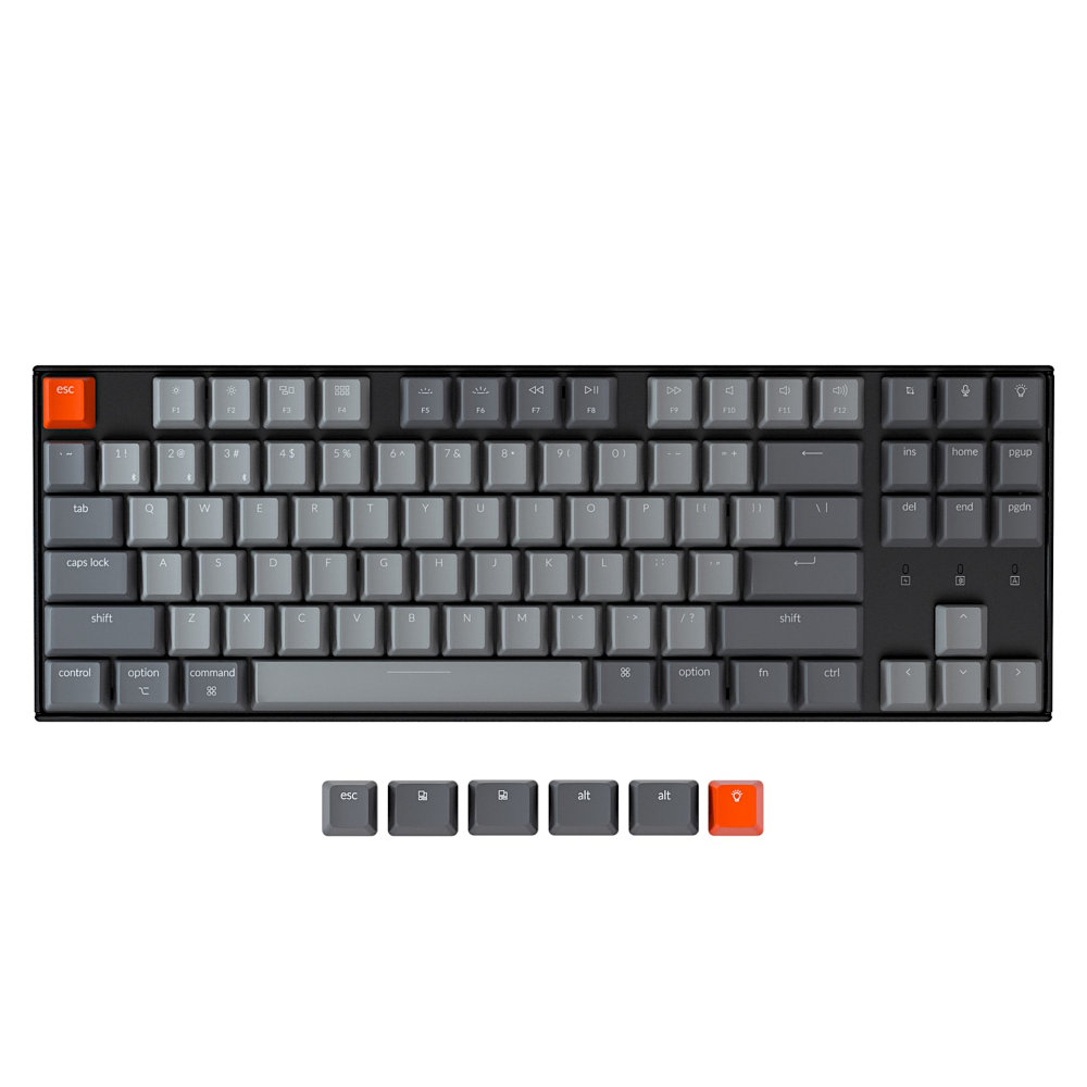 Keychron USA K8 Bluetooth RGB Backlit Hot-Swap Linear Mac/PC Keyboard