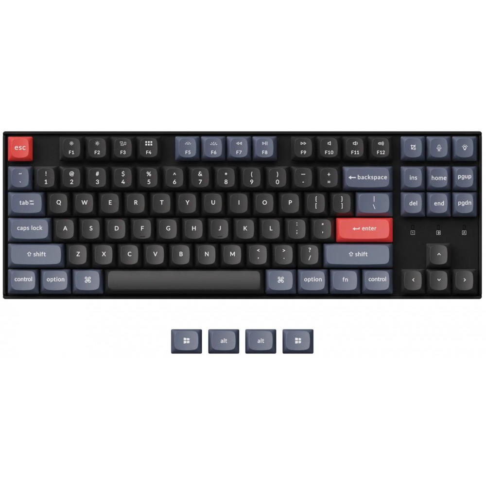 Keychron USA K8 Pro Bluetooth QMK/VIA RGB Assembled Tactile Mac/PC Custom Keyboard