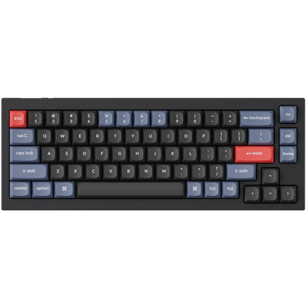 Keychron USA Q2 QMK RGB Click Aluminium Mac/PC Carbon Black Custom Keyboard