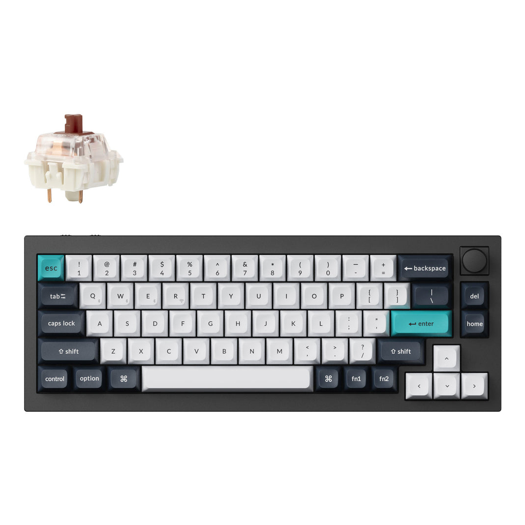 Keychron Q2 Max keyboard Home/Office USB + RF Wireless + Bluetooth QWERTY UK English Black