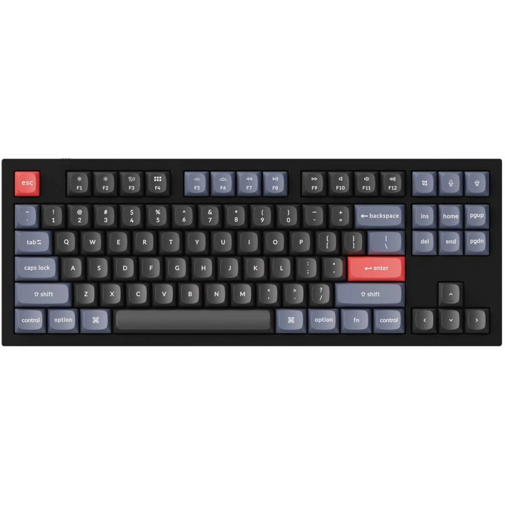 Keychron USA Q3 QMK RGB Aluminium Mac/PC Carbon Black Tactile Custom Keyboard