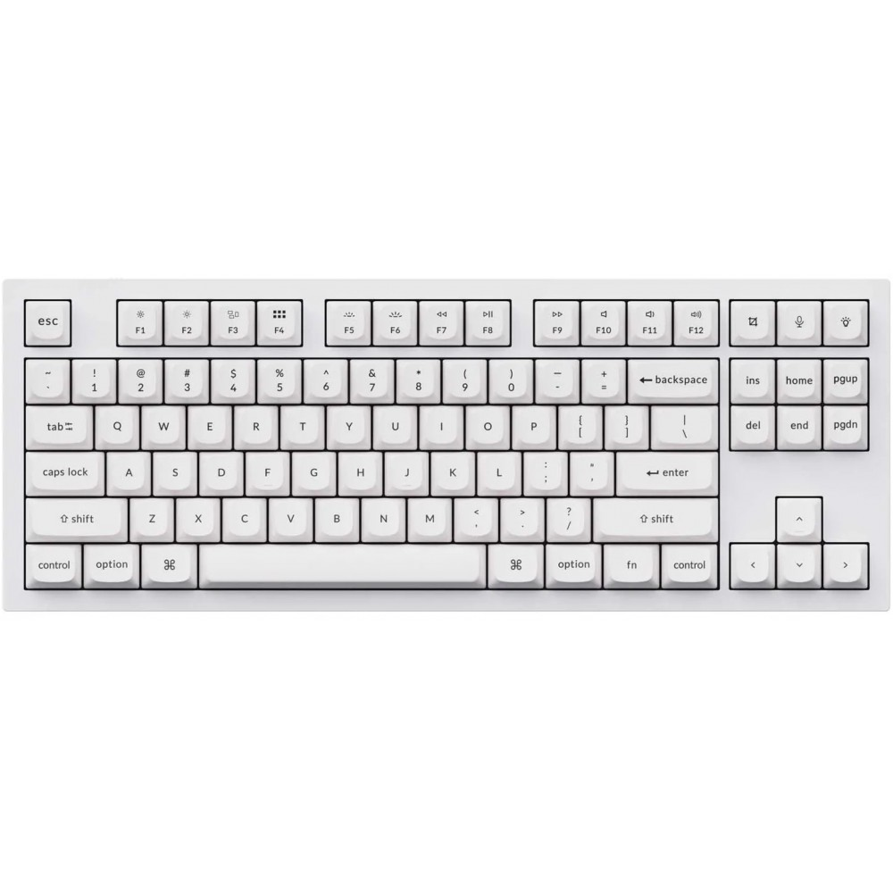 Keychron USA Q3 QMK RGB Aluminium Mac/PC Shell White Tactile Custom Keyboard