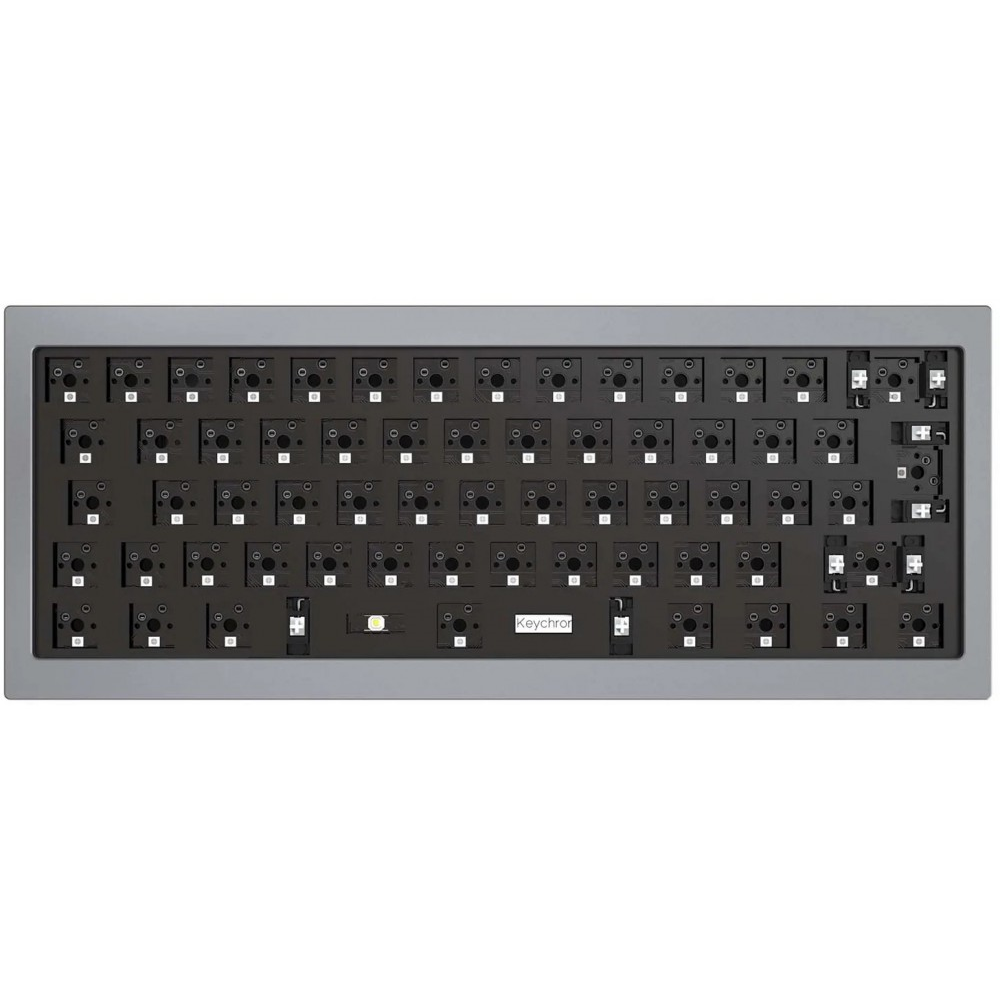 Keychron ISO Q4 60% QMK/VIA RGB Barebone Aluminium Mac/PC Silver Grey Custom Keyboard
