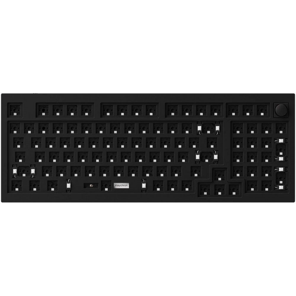 Keychron ANSI Q5 QMK RGB Aluminium Mac/PC Carbon Black Barebone Custom Keyboard with Knob