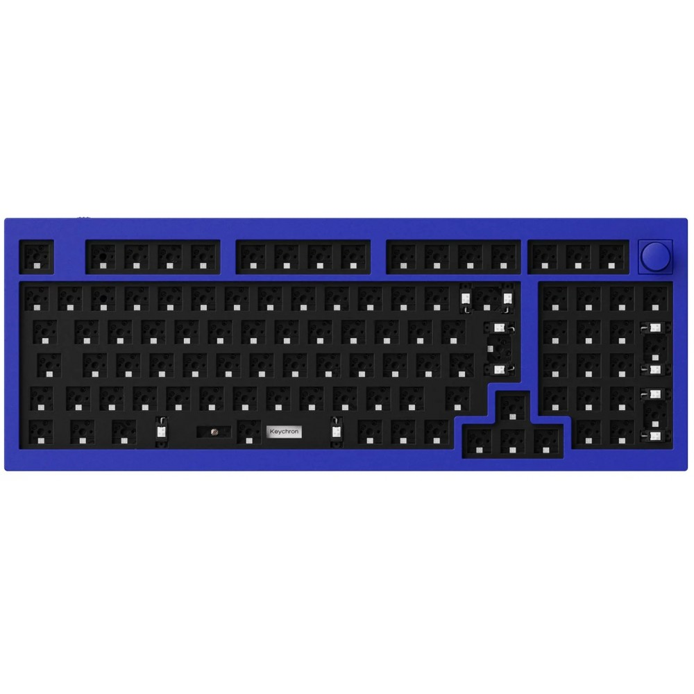 Keychron ISO Q5 QMK RGB Aluminium Mac/PC Navy Blue Barebone Custom Keyboard with Knob