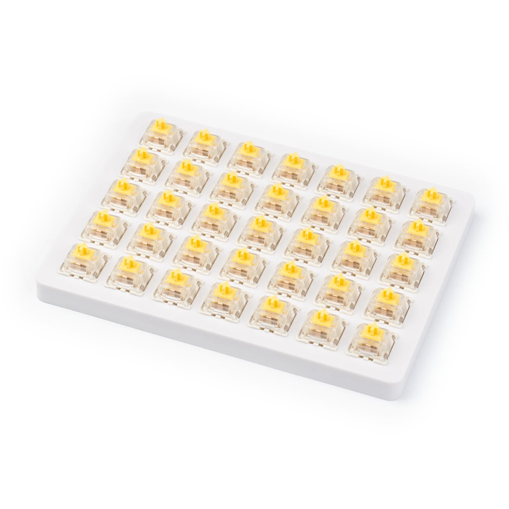 Keychron Gateron Yellow Switch Set and Holder 35